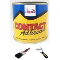 Abbasali 650Ml Contact Adhesive Used For Wood, Aluminum, Laminates, Leather With 2 Inch Brush & Scrapper