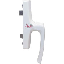 Abbasali Window Handle | Universal Locking Mechanism Aluminium Window Door Handle, Ideal For Home, Office, Interior And Exterior Use (White)