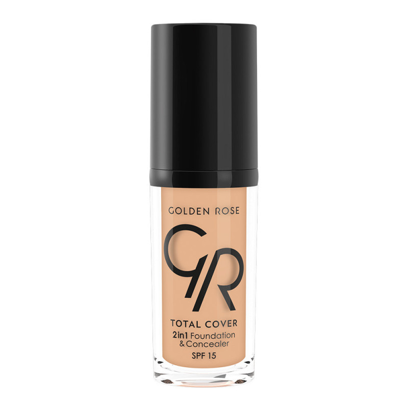 Golden Rose Total Cover 2 In 1 Foundation & Concealer No 12