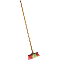 Moonlight Soft Bristles Broom ,Red/Green ,30Cm)