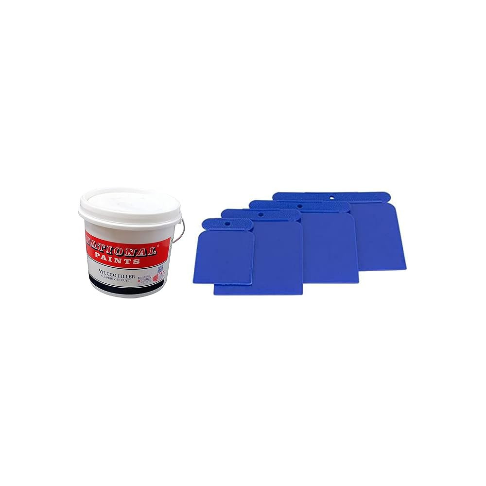 Abbasali National Paint Stucco Filler All Purpose Putty Galon - 3.6 Ltr