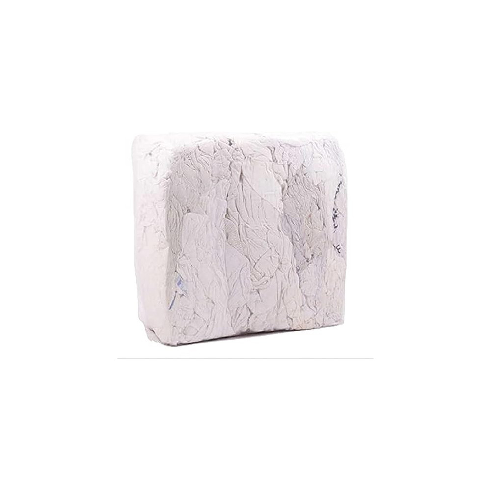 Abbasali 5Kg White Cotton Rags , A Quality Cotton Waste