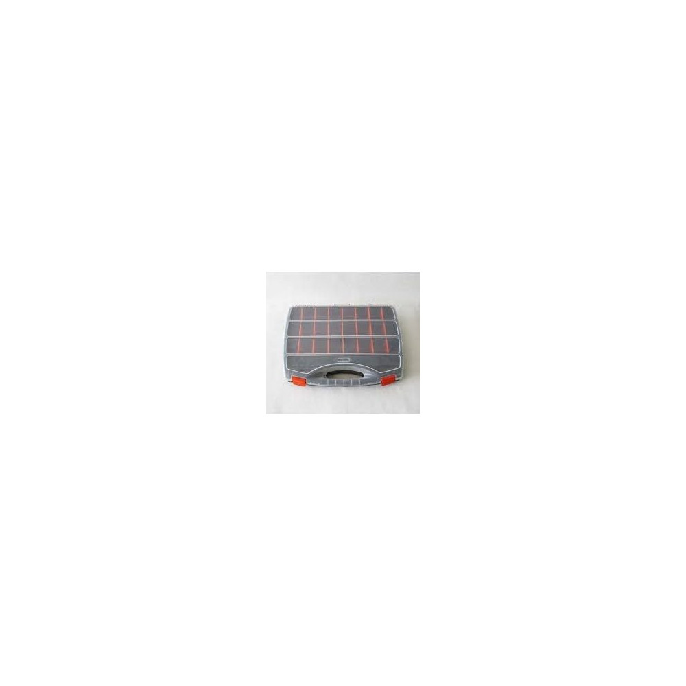 Abbasali Adjustable Compartment Storage Box, Grey - 50Mm X 320Mm X 260Mm