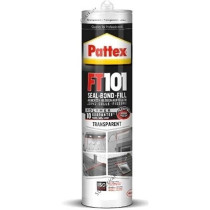 Pattex Ft101 All In Construction Adhesive And General Purpose Silicone Sealant - (280Ml, Transparent)
