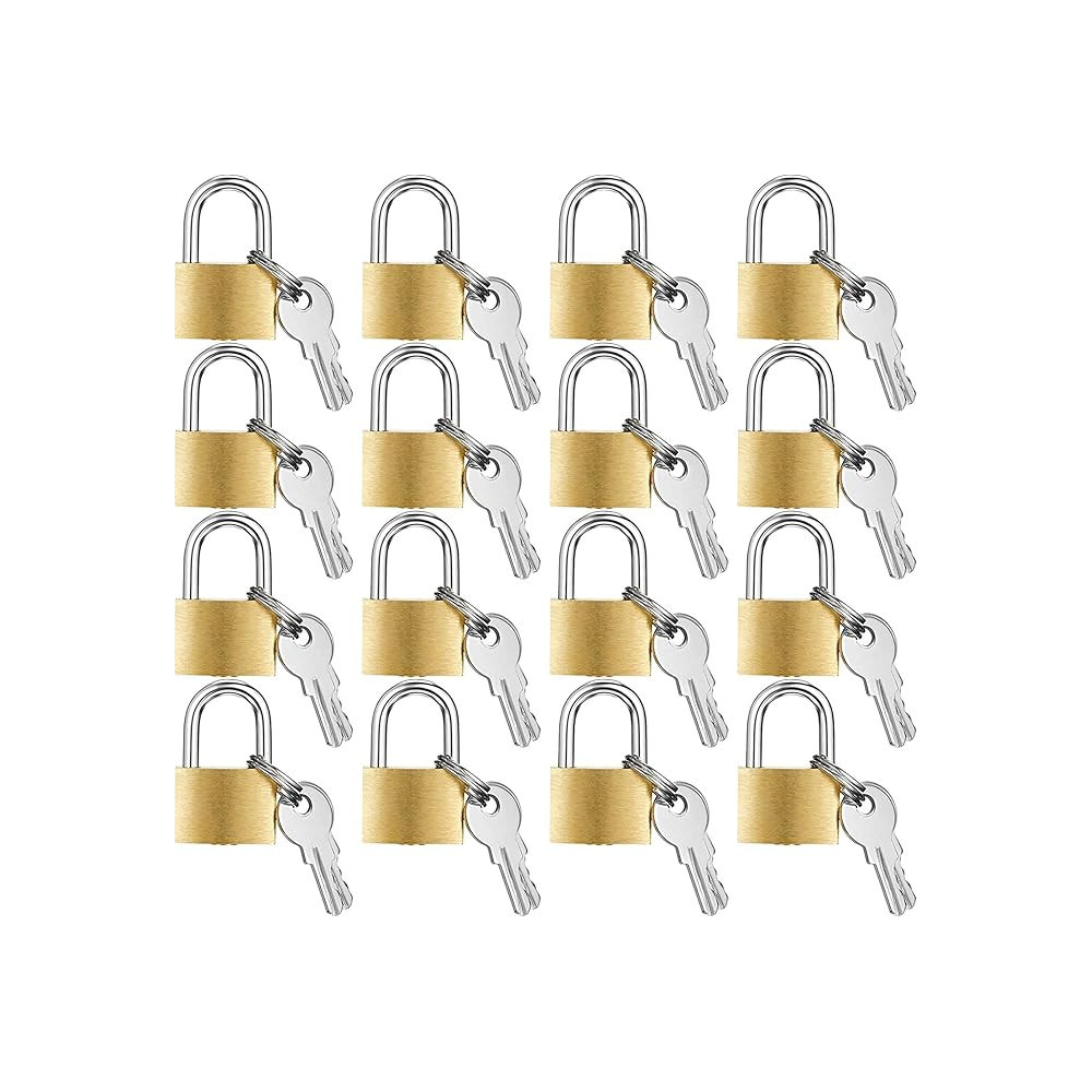 Abbasali Mini Padlock Small Padlock Brass Finish Locks