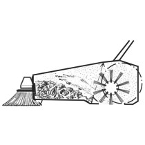 Cleanfix HS770 Walk Behind Sweeper Machine