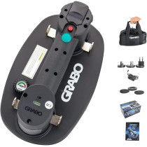 Grabo Electric Vacuum Suction Cup Lifter For Granite Tiles Wood Glass Heavy Lifting Tool With 1 Battery 1 Srong Foam Seals