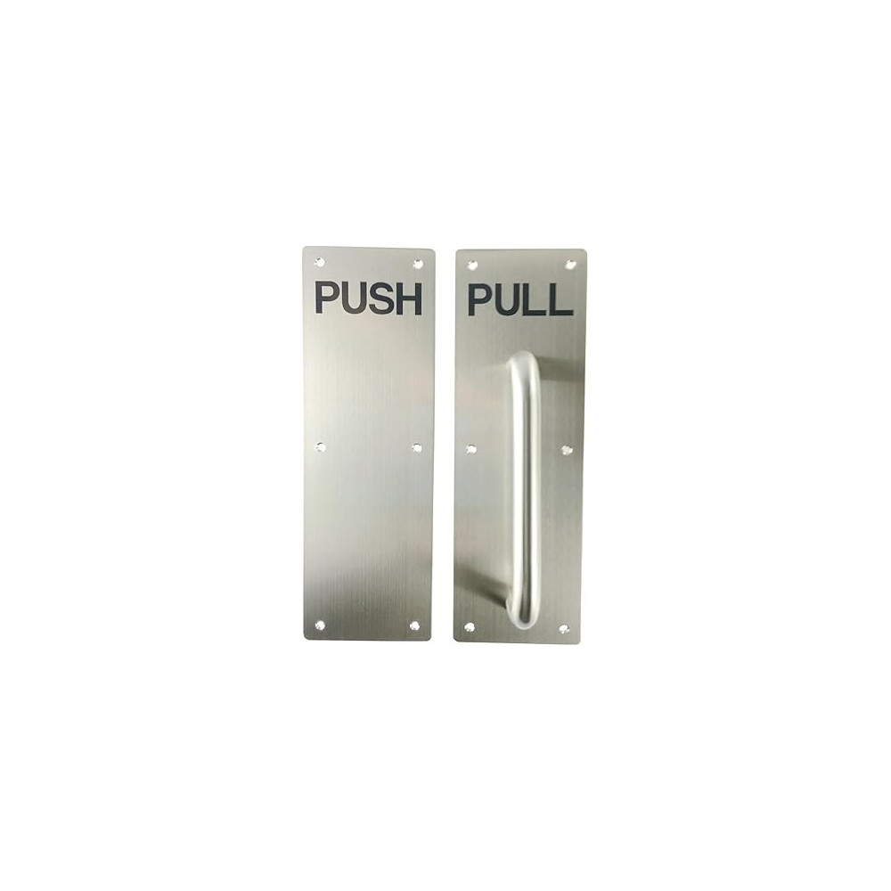 Abbasali Stainless Steel Commercial Push Pull Door Handle Set
