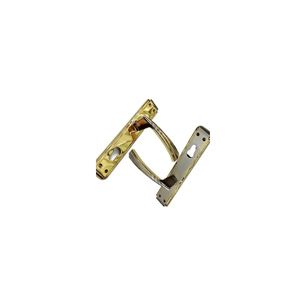 Wooden Door Handle For Entrance And Interior Doors- Modle Z1002 (Silver)