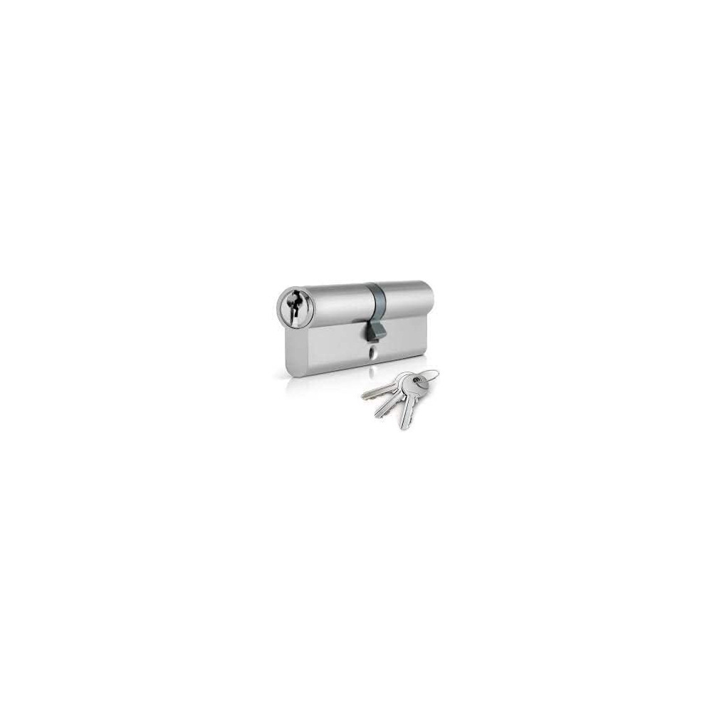 Abbasali Door Cylinder With 3 Key Used In Wooden And Aluminium Doors Heavy Duty And 3 Months Replacement Guarantee (90 Mm)