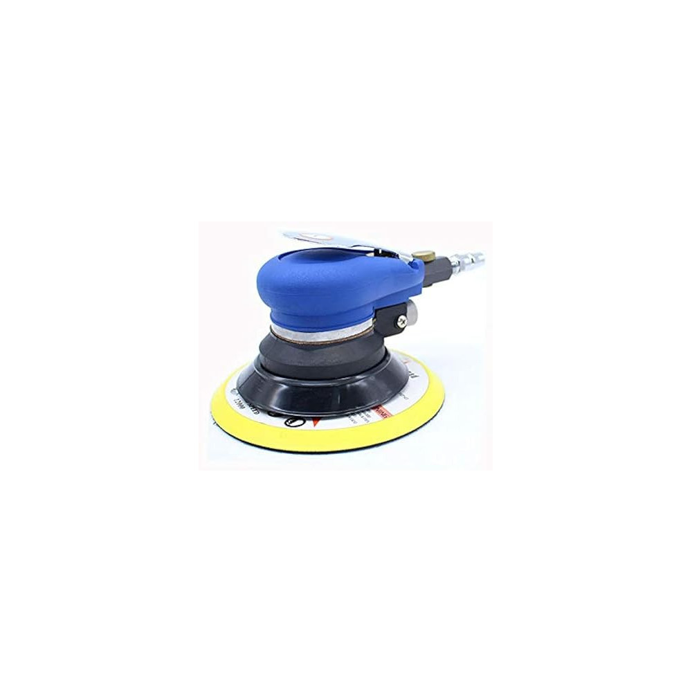 Abbasali Air Sander, Pneumatic Sander At-980 5 Air Random Orbital Sander Round Polisher Pneumatic Hand Sanding Tool For Surface Polishing Of Ironware, Automotive, Furniture, Wood, Stone, Etc(5)