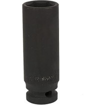 Abbasali Black Deep Socket 1/2'' 6Pt (14Mm)