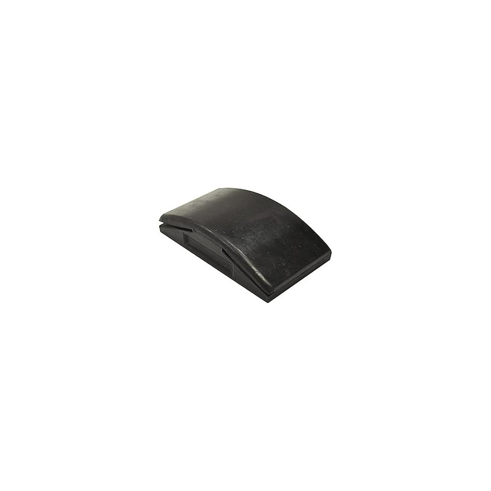 Abbasali Rubber Sanding Block 120Mm Black With 5 Pcs Sanding Paper 80 Grit