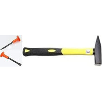 Abbasali Mechanist Hammer 500Gm and Rubber Grip Stone Chiesel Flat & Pointed