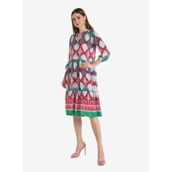 Moroccon Print Fit & Flare...