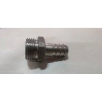 Abbasali Steel Nozzel Male, 1/2 inch