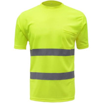 Abbasali Reflective High Visibility Workwear T-Shirt Style, Medium