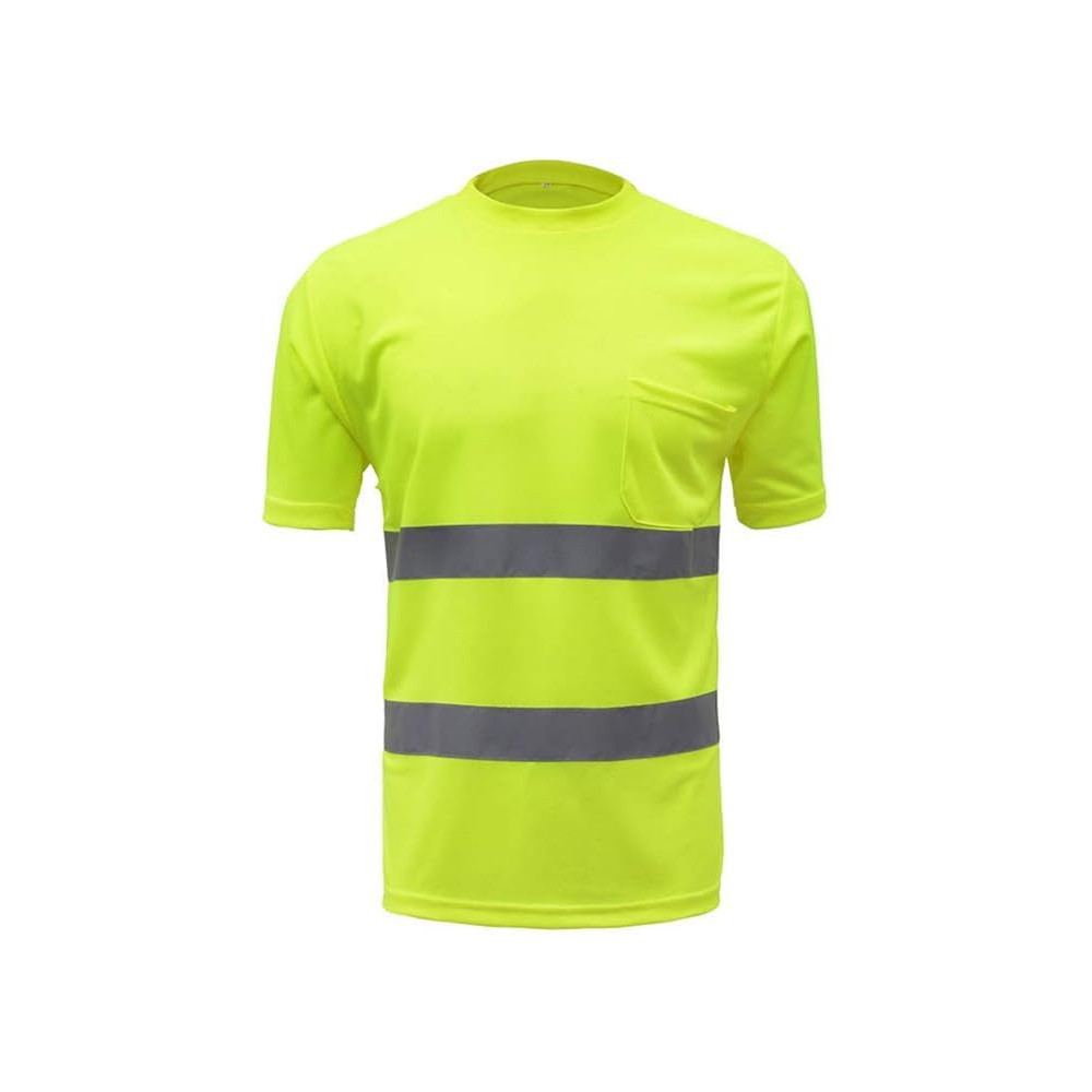 Abbasali Reflective High Visibility Workwear T-Shirt Style, Medium