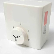 Abbasali Ceiling Fan Regulator 5 Step Adjustment Ceiling Fan Speed Control Switch White 80W, 220-240V
