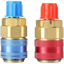 Sulfar 2 A/C R134A Automotive Air Conditioning Quick Connector Coupler Low and High Side