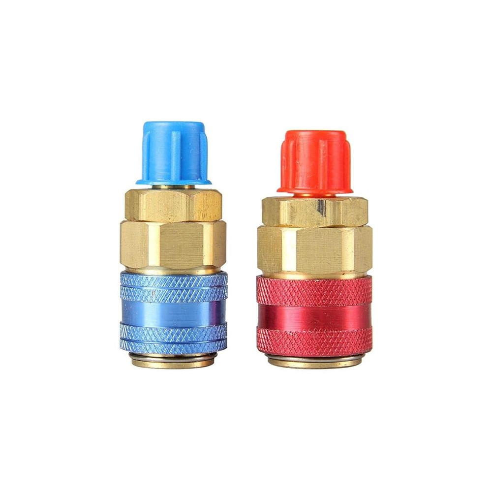 Sulfar 2 A/C R134A Automotive Air Conditioning Quick Connector Coupler Low and High Side
