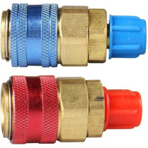 Sulfar 2 A/C R134A Automotive Air Conditioning Quick Connector Coupler Low and High Side