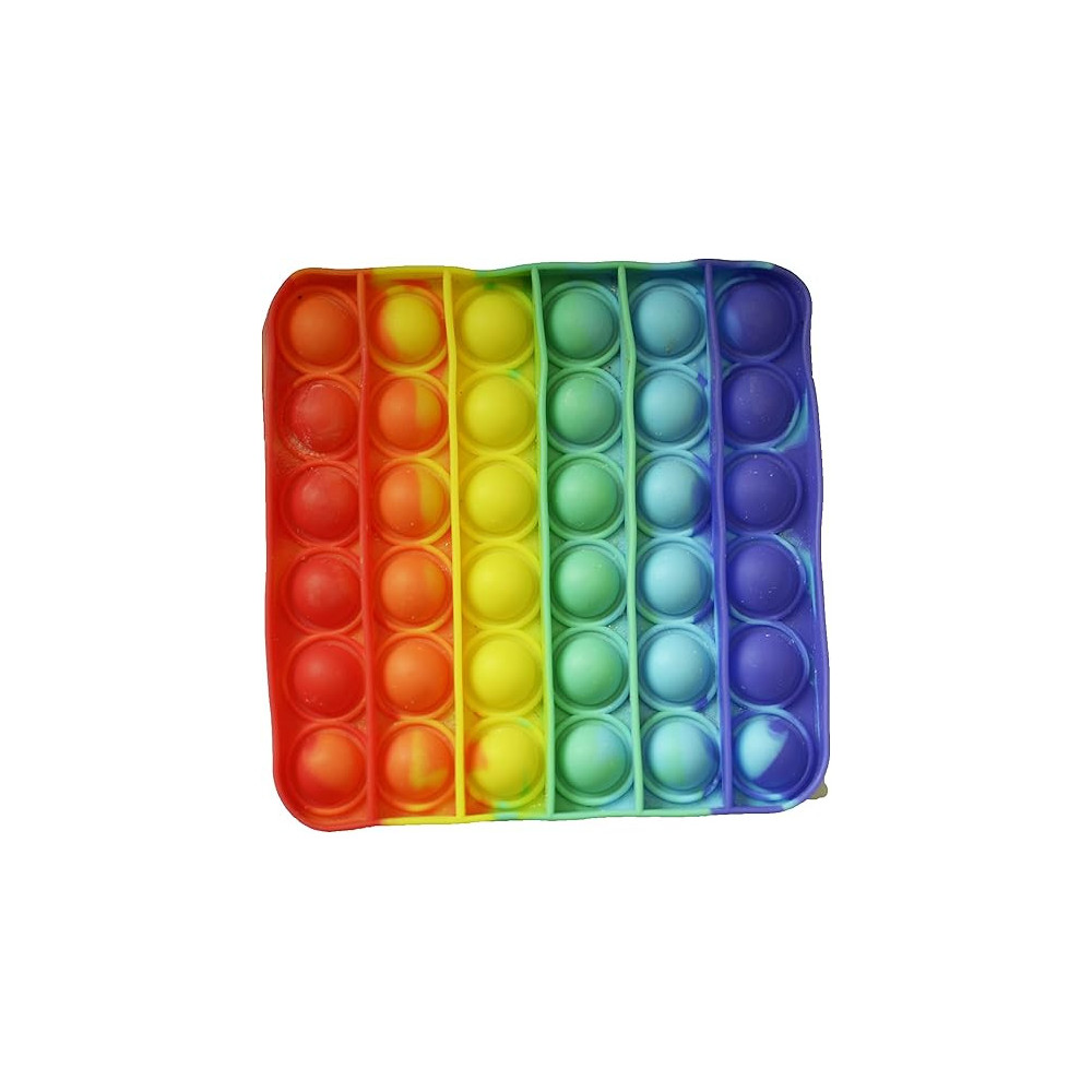 Trendy Pop It Fidget Toys, Push It Pop It Bubble Fidget Sensory Toy, Autism Special Needs Silicone Stress Relief Toys, Poppet Toys Gifts For Girls, Boys, Pop It Toy Big, Square Shaped Toy(1 Piece)