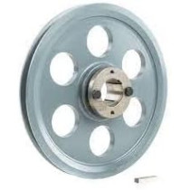 Abbasali Compressor Motor Aluminium Pulley Wheel (5.5''24Mm)