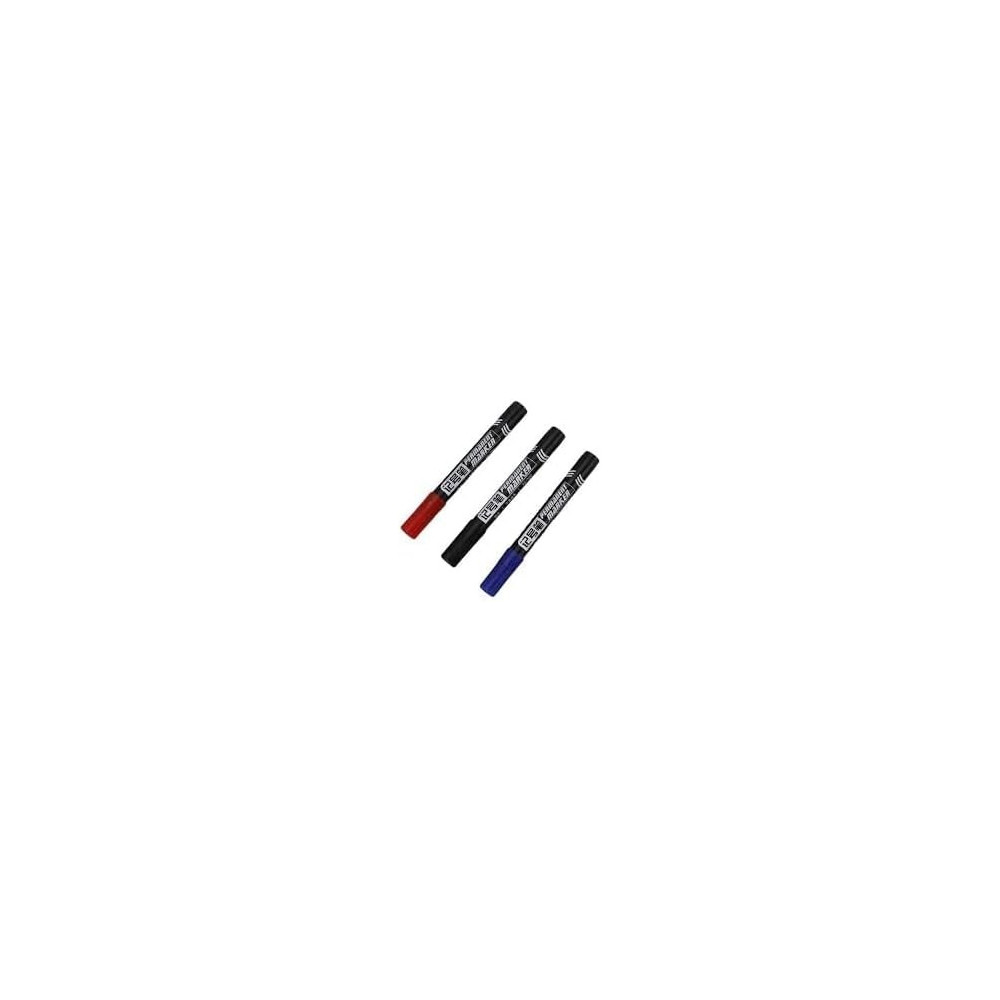 Abbasali Permanent Marker Pack Of 12Pcs (Red)