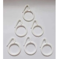 Abbasali Curtain Rings Plastic 50Pcs Pack