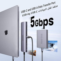 UGREEN Revodok 1071 USB C Hub 7-in-1 with 5Gbps USB-C and 2USB-A 3.0 Data Ports, PD 100W Charging, 4K HDMI, SD/TF Card Reader, USB C Multiport Adapter for MacBook Pro/Air M1/M2 iPad Pro/Air Surface