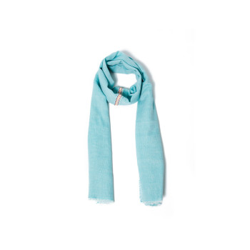 Mint Blue Sectioned Scarf