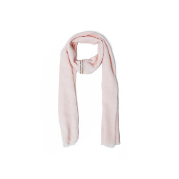 Powder Pink Sectioned Scarf