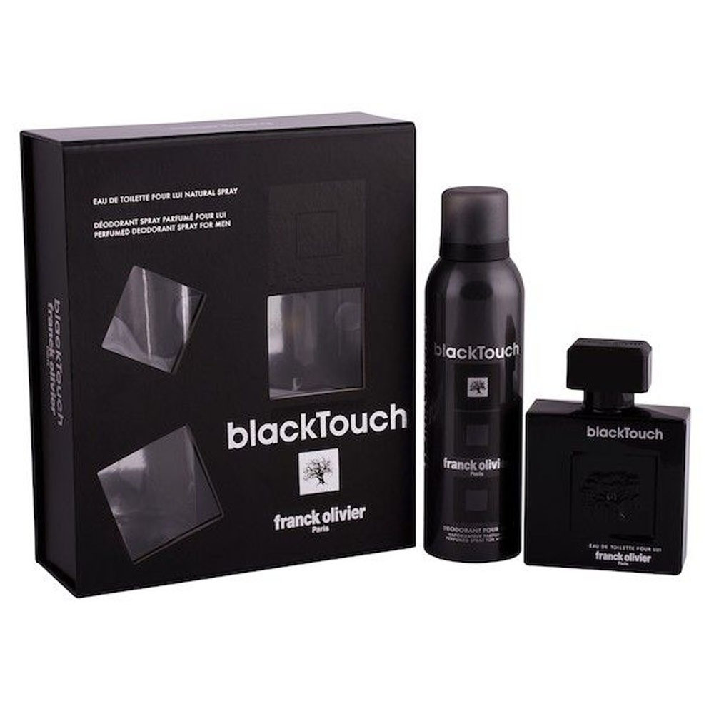 Franck Olivier Black Touch (M) Set Edt 100Ml Plus Deodorant 250Ml