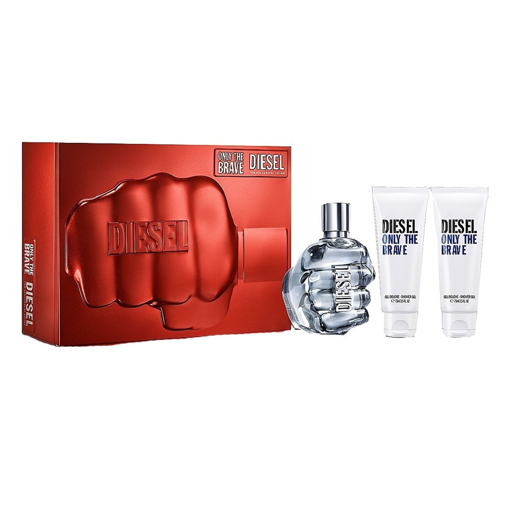Diesel Only The Brave (M) Set Edt 125Ml Plus Shower Gel 2 X 75Ml