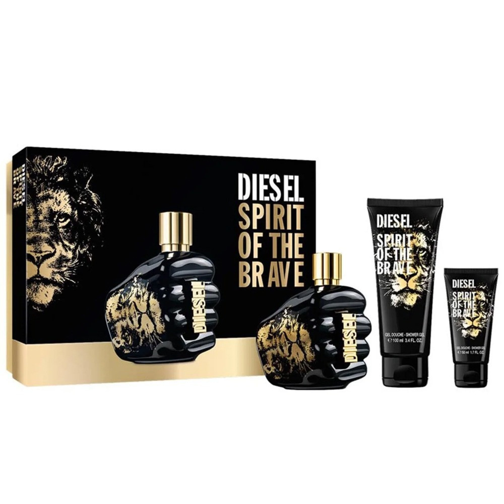 Diesel Spirit Of The Brave (M) Set Edt 125Ml Plus Sg 100Ml Plus Sg 50Ml