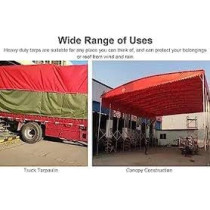 Abbasali Waterproof Ground Cover Tarpaulin Sheet, Dust proof, Rain Cover, Tent Shelter, 15x15