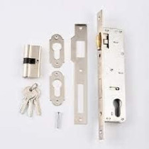 Abbasali Aluminium Roller Lock Body with Door Lock Chain, Secure and Reliable