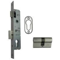 Abbasali Aluminium Roller Lock Body with Door Lock Chain, Secure and Reliable
