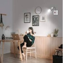 Abbasali E27 Batten Lamp Holder Base with Screw Light Bulb Socket, 6 Pcs Pack