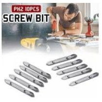Abbasali Double Ended Screwdriver Power Bits PH2 Magnetic 10pcs, 150mm