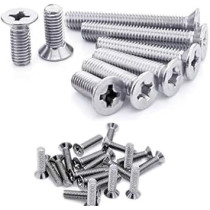 Abbasali Machine Screw CSK Philip And Countersunk Head for DIY Projects, M4 x 20mm, Pack of 25
