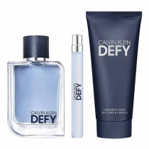 Calvin Klein Defy For Men Set Eau De Toilette 100Ml + Eau De Toilette 10Ml + Hair And Body Wash 100 Ml