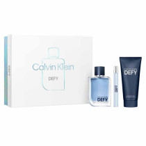 Calvin Klein Defy For Men Set Eau De Toilette 100Ml + Eau De Toilette 10Ml + Hair And Body Wash 100 Ml