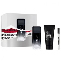Carolina Herrera 212 Vip Black (M) Set Edp 100Ml + Edp 10Ml + Bath And Sg 100Ml