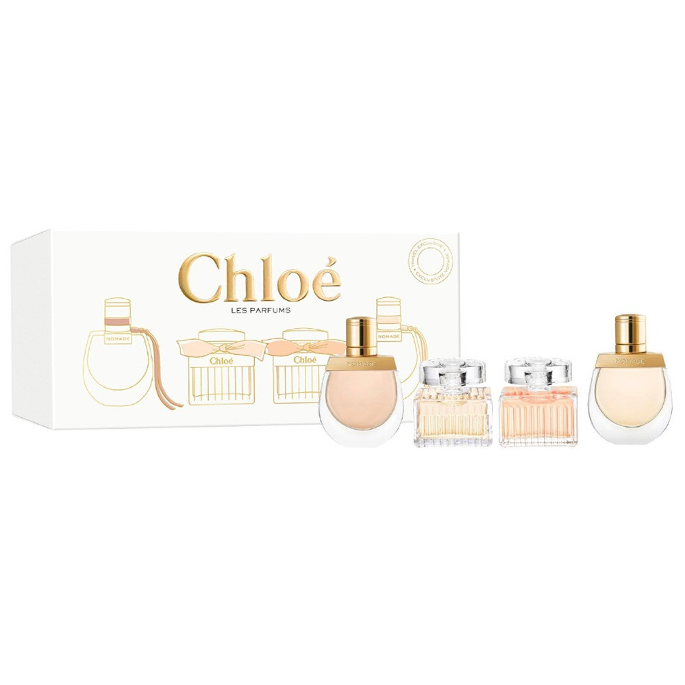 Chloe For Women Mini Set 4 X 5Ml (Nomade Edt Plus Chloe Rose Tangerine Edt Plus Chloe Edp Plus Nomade Edp)