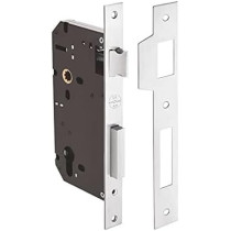 Abbasali Rose Rosette Mortise Door Handle Lockset with Key Cylinder And One Side Knob, Solid Build with Lock Body