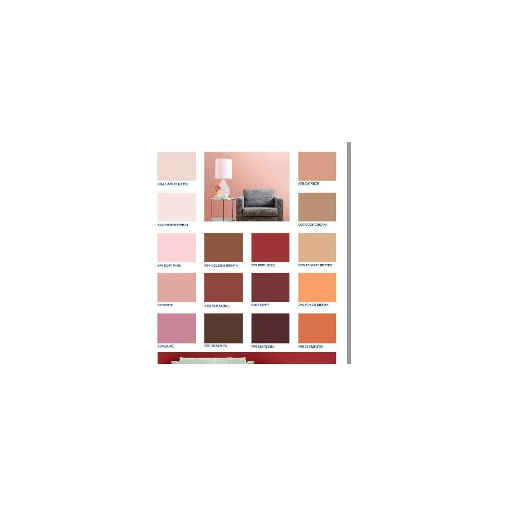 National Paint Silk Finish Eggshell Emulsion Paint, 804 Candy Floss