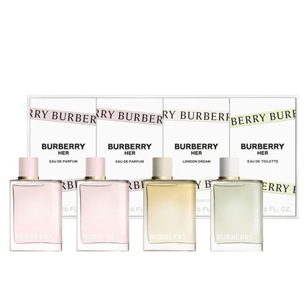 Burberry Her Women Mini Set Edp 2 x 5Ml Plus Her Edt 5Ml Plus Her London Dream Edp 5Ml