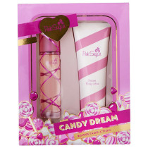 Aquolina Pink Sugar Candy Dream Sweet Addiction For Women Set Eau De Toilette 100ml + Body Lotion 250ml
